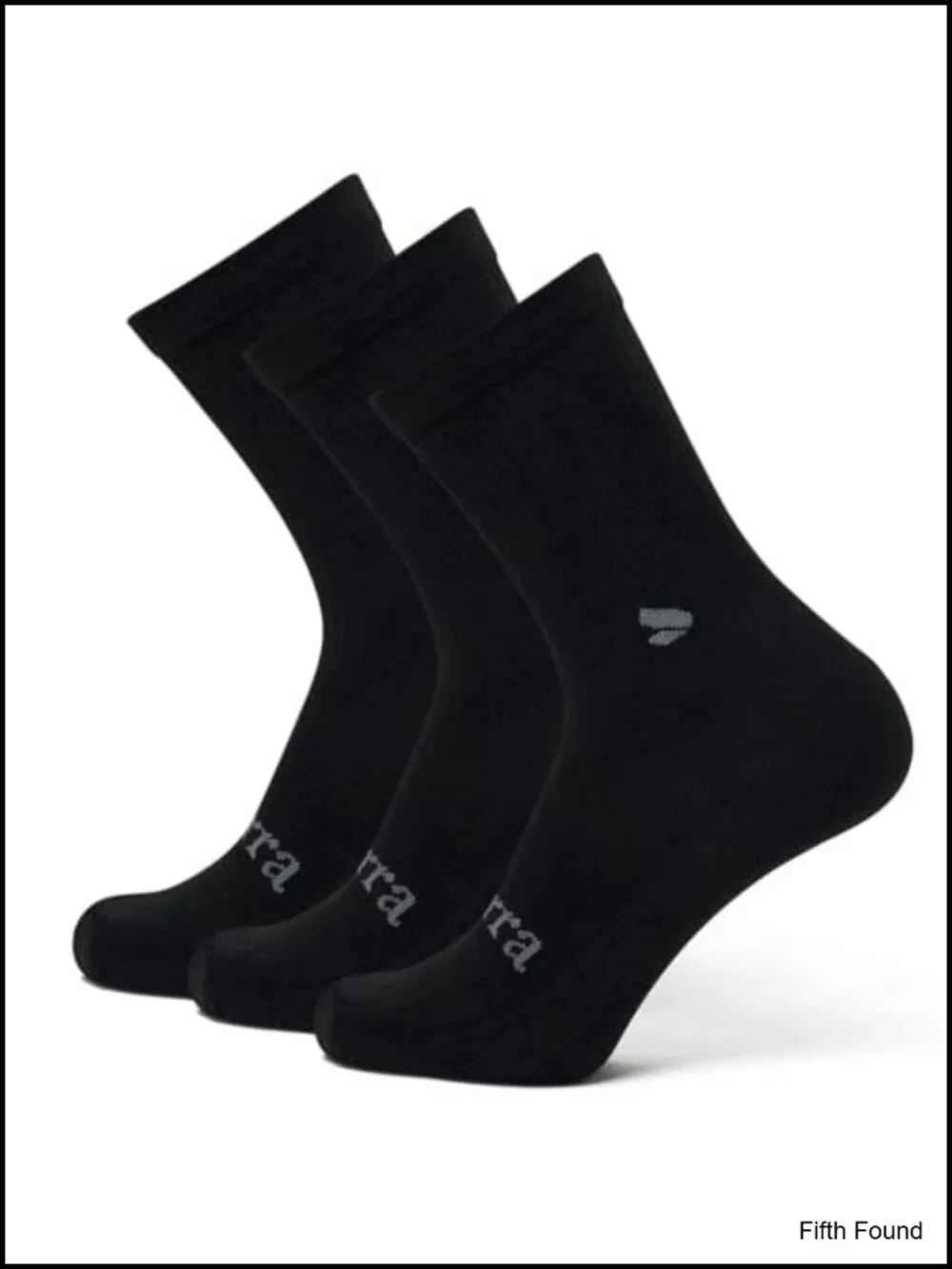 Anti-Odor Calf High Athletic Socks 3 Pack Cushioned Crew Socks